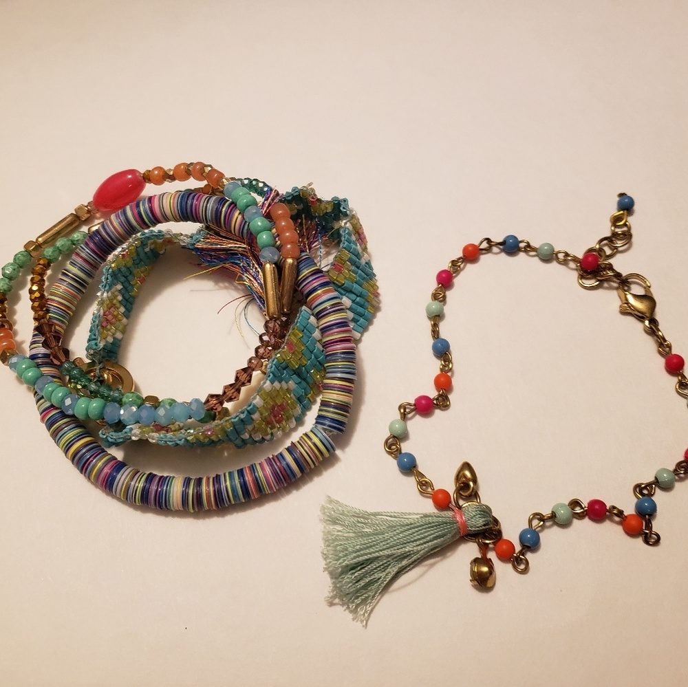 Turquoise Bracelets and Anklet